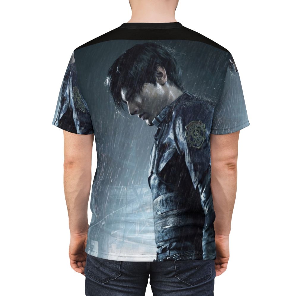 Resident Evil Leon S. Kennedy Inspired T-Shirt - men back