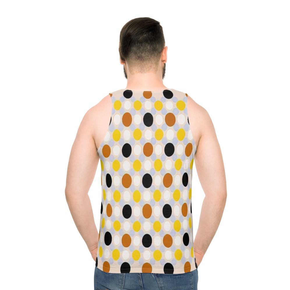 Rivet Lilt Abstract Art Geometric Tank Top - men back