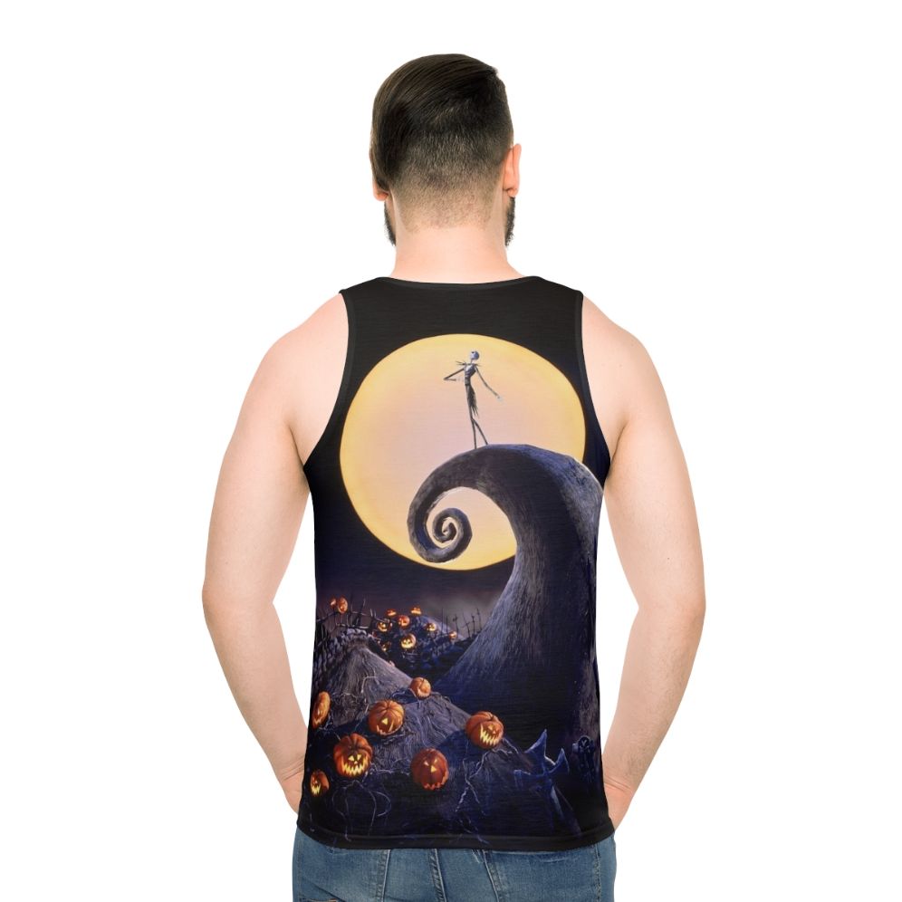 The Nightmare Before Christmas Unisex Jack Skellington Tank Top - men back