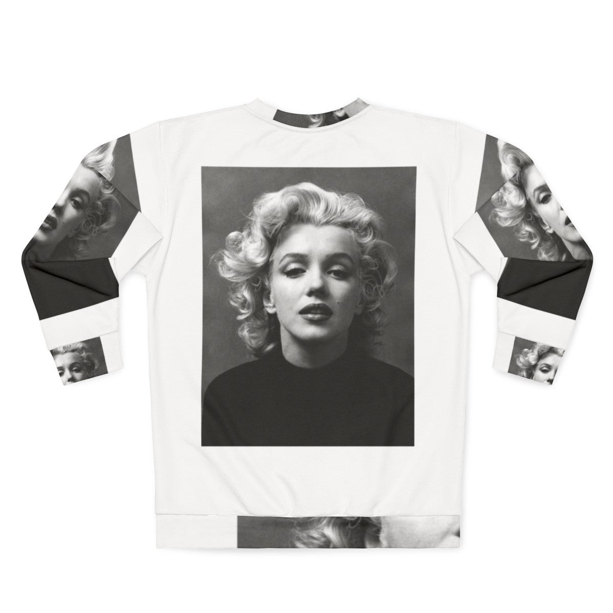 Vintage Marilyn Monroe Black and White Sweatshirt - Back