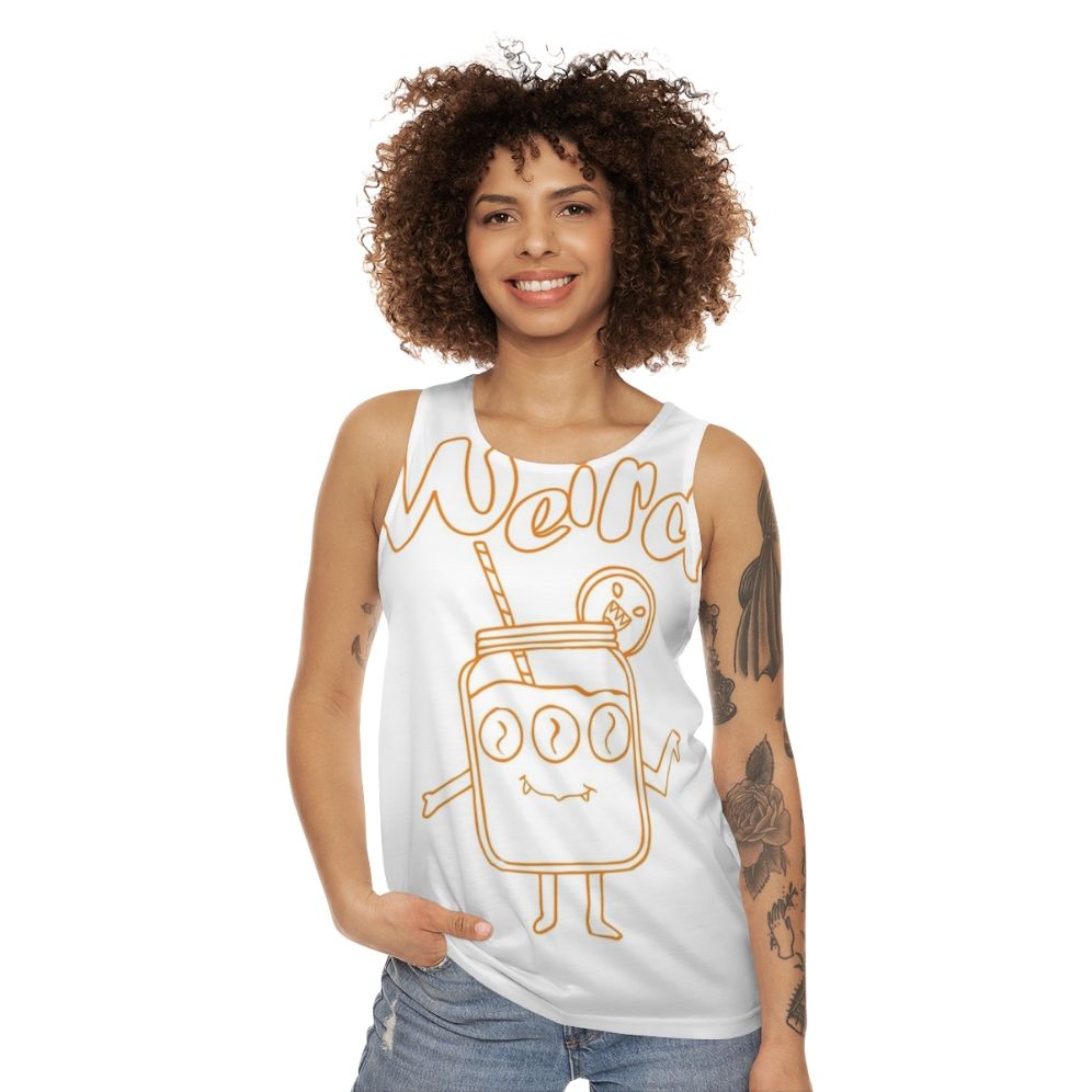 Unisex Tank Top with Unique Graphic Design - women