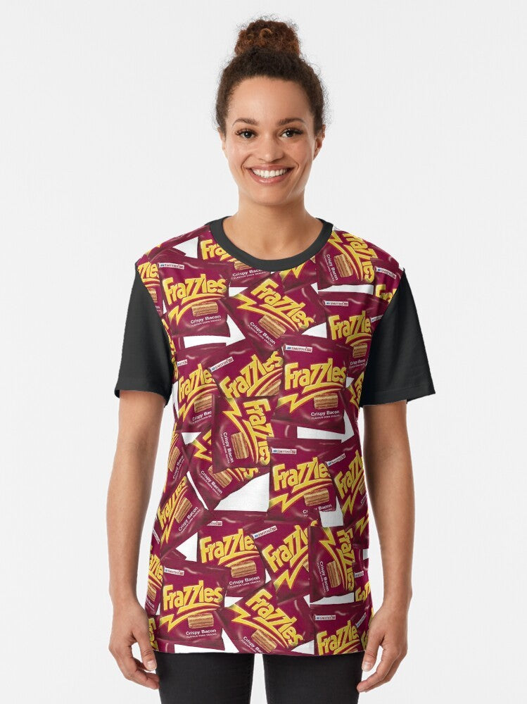 Frazzles graphic t-shirt with a stylish and casual design - Women