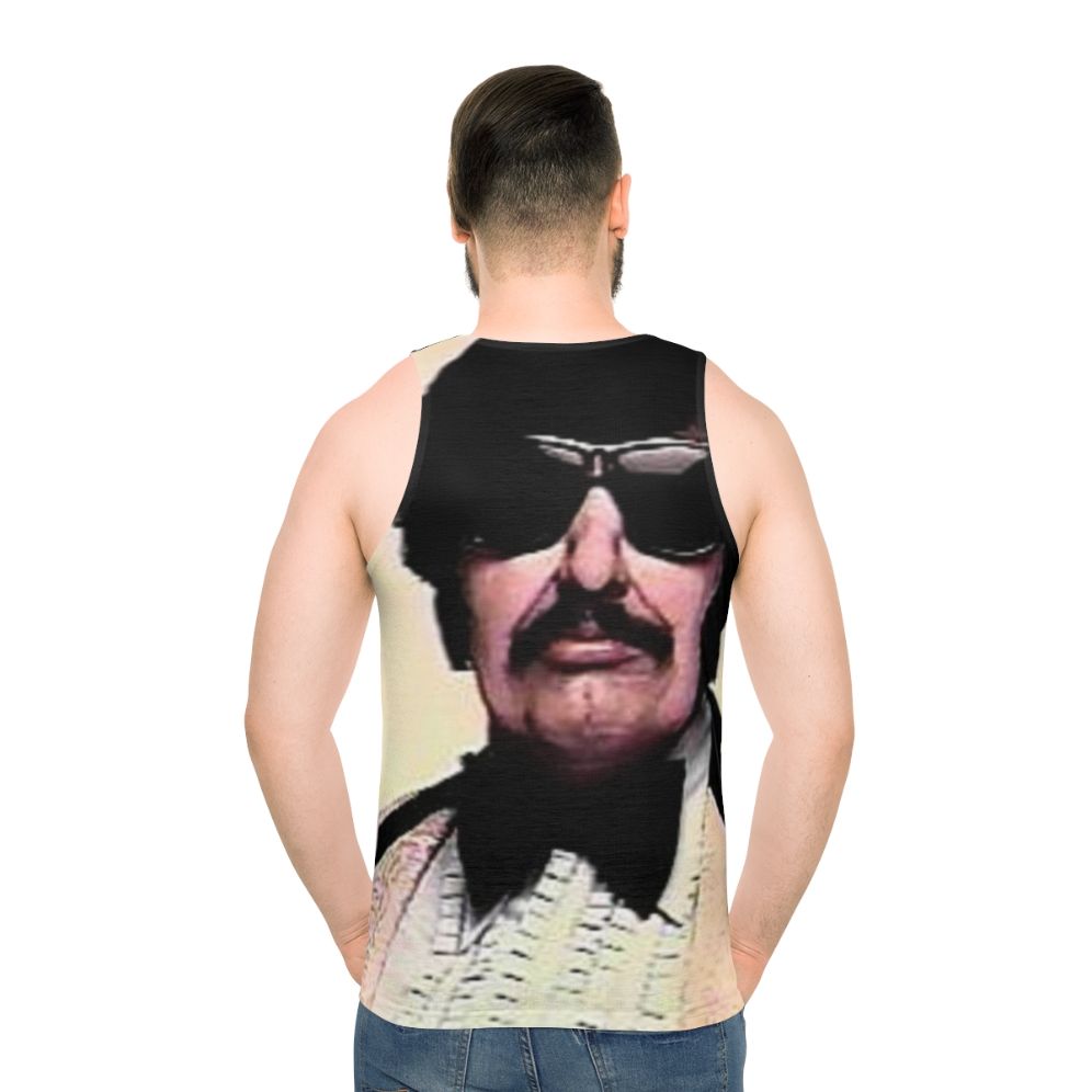 Tony Clifton Unisex Retro Pop Culture Tank Top - men back