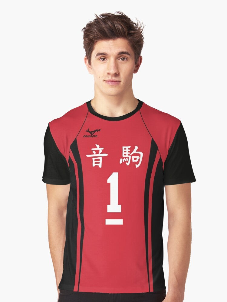 Kuroo Tetsurou Nekoma High School Volleyball Jersey Graphic T-Shirt - Men