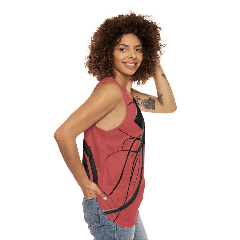 War of the Worlds Unisex Sci-Fi Graphic Tank Top - women side