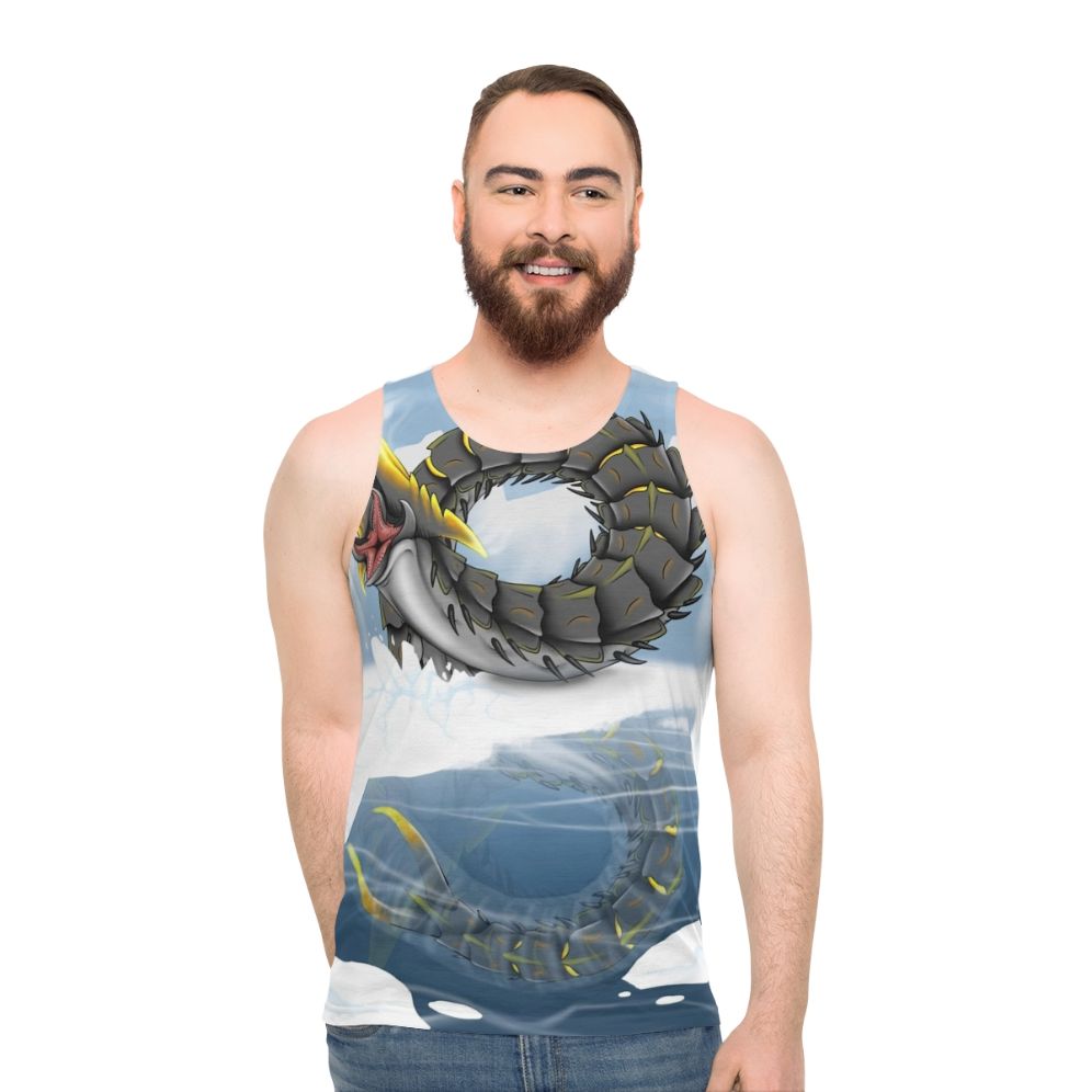 Subnautica Ice Worm Unisex Tank Top - men