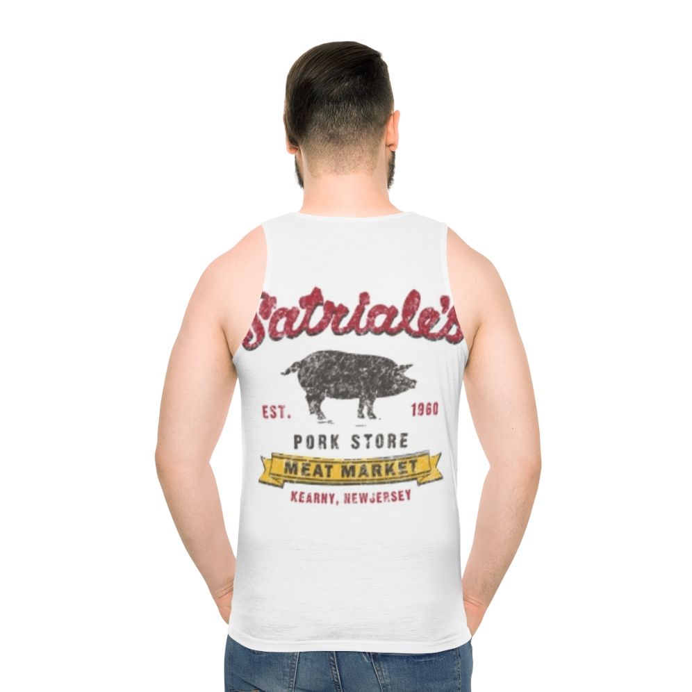 Sopranos-inspired distressed unisex tank top - men back