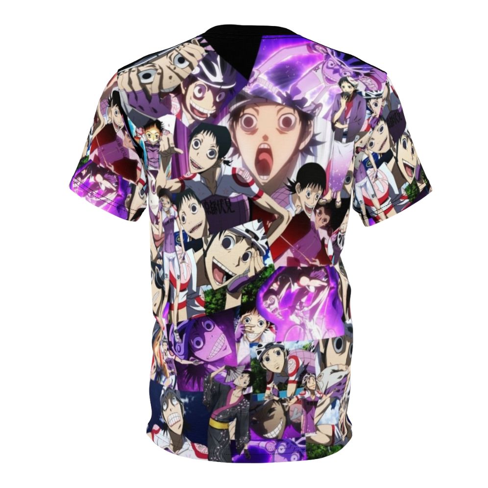 Midousuji inspired anime t-shirt design featuring the character from the popular Yowamushi Pedal series - Back