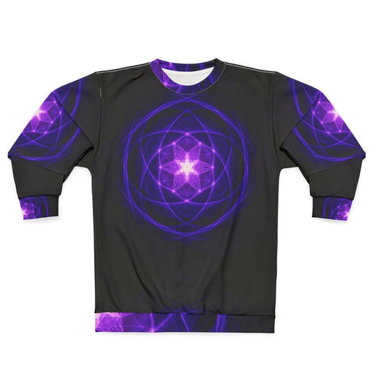 Energetic geometry indigo prayers spiritual sweatshirt