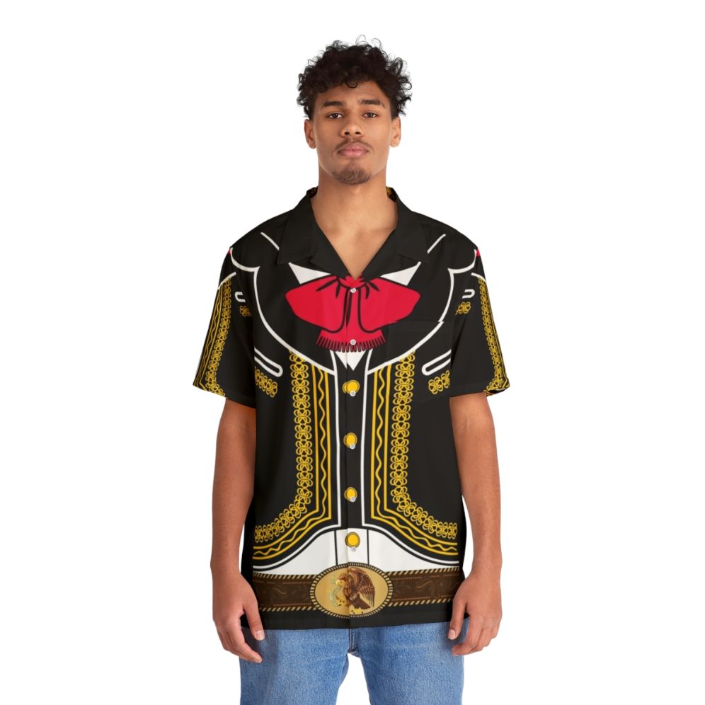 Mariachi Costume Hawaiian Shirt for Cinco de Mayo - People Front