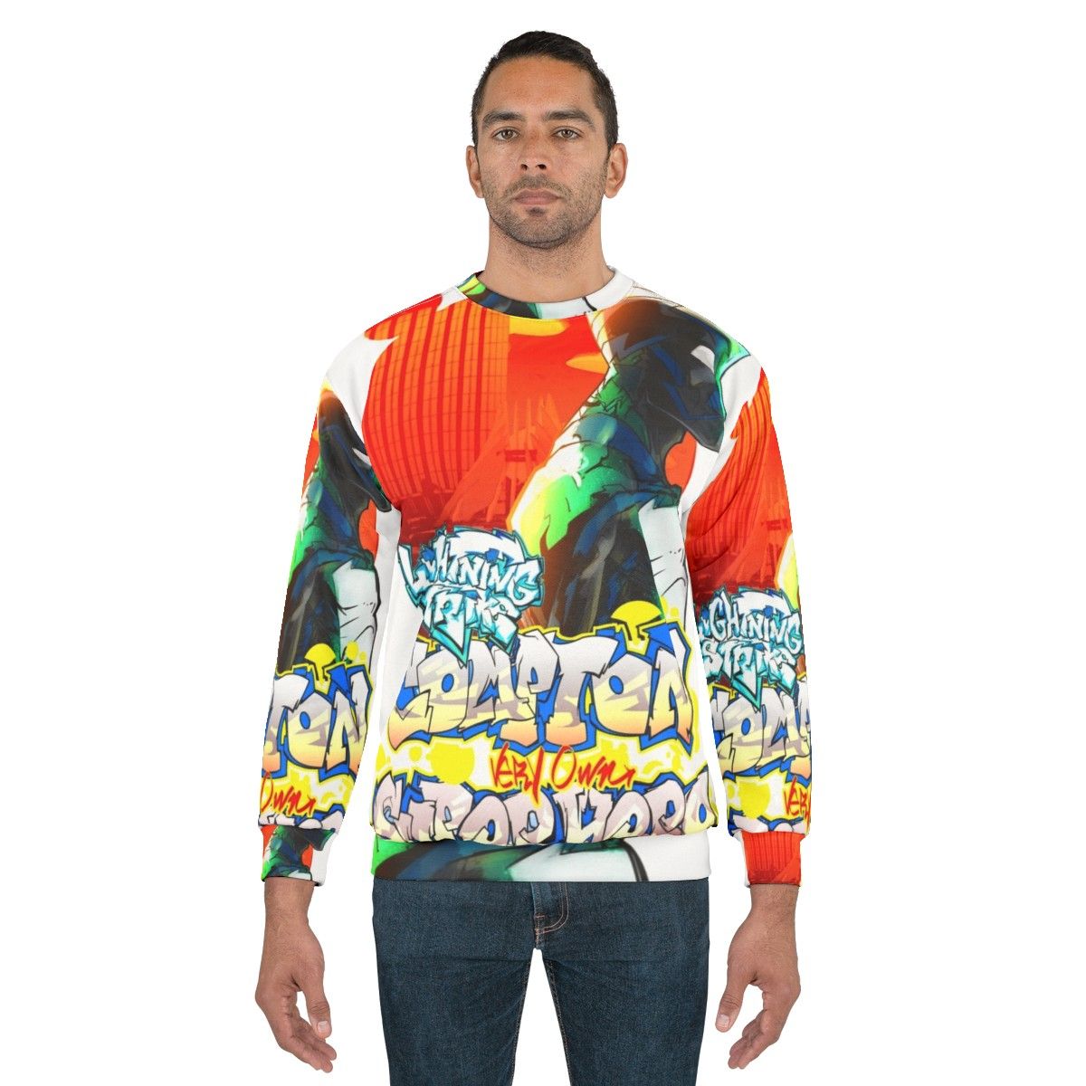 Compton Superhero Lightning Strike Sweatshirt - men