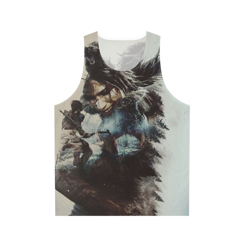 Lara Croft Winter Edition Unisex Gaming Tank Top