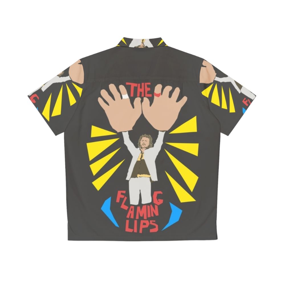 The Flaming Lips Big Hands Retro Hawaiian Shirt - Back