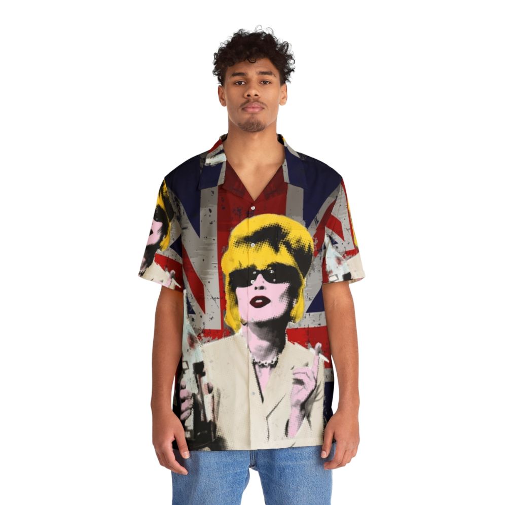 Fabulous Hawaiian shirt with pop art inspired design - People Front