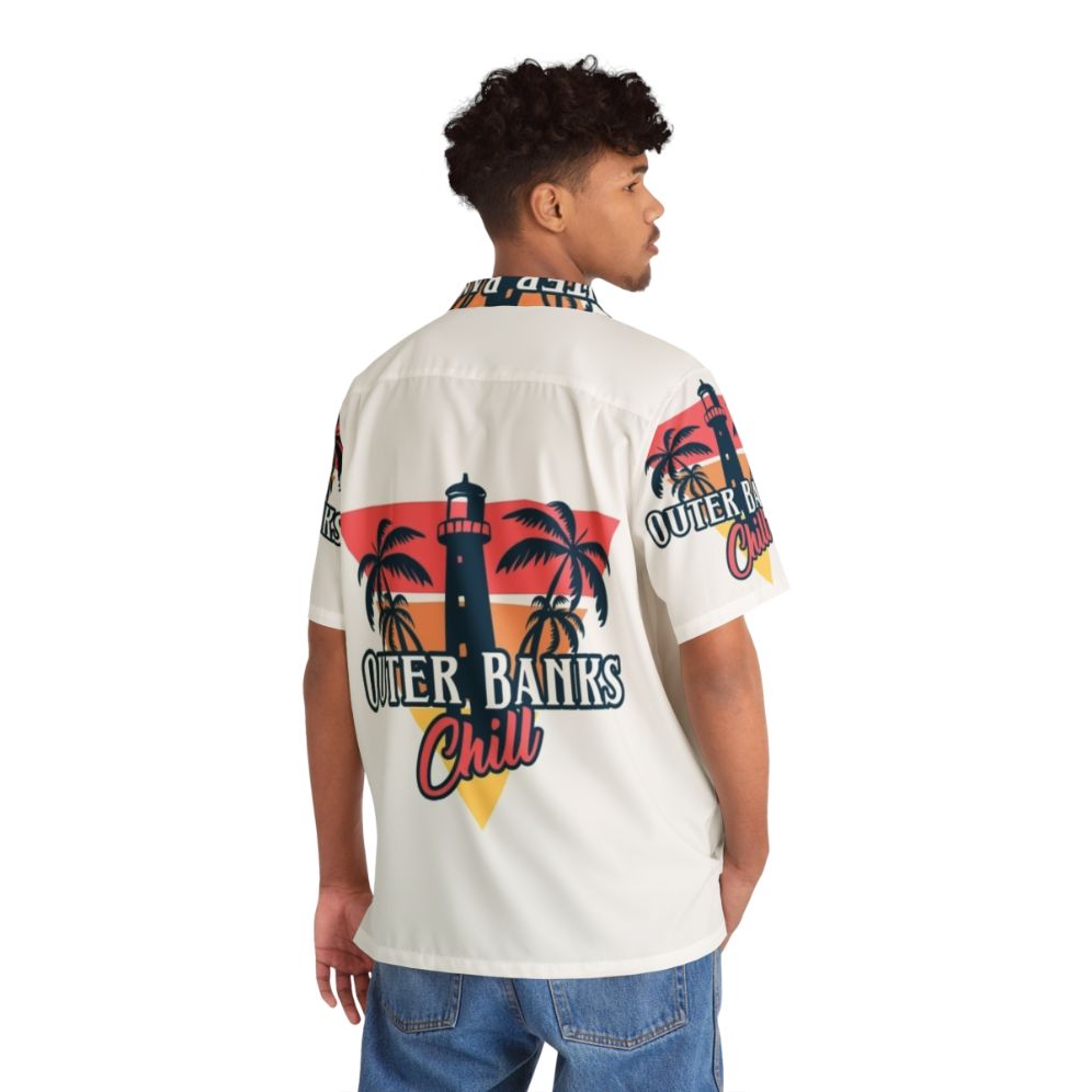 Chill in Outer Banks with this Tropical Hawaiian Shirt - People Back