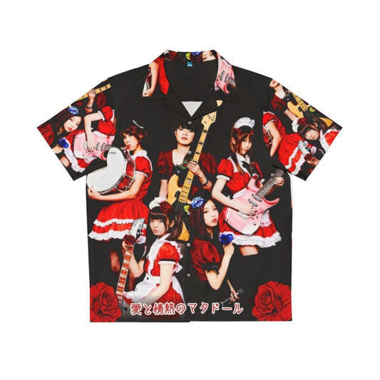 Band Maid Red Flower Hawaiian Shirt