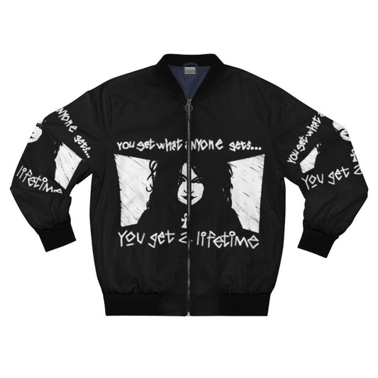 Morpheus Death Sandman Bomber Jacket with Death comic book design