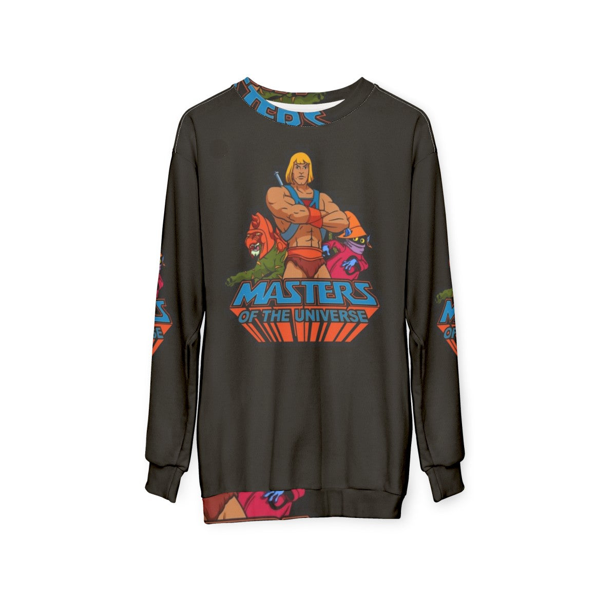 He-Man Masters of the Universe Retro 80s Sweatshirt - hanging