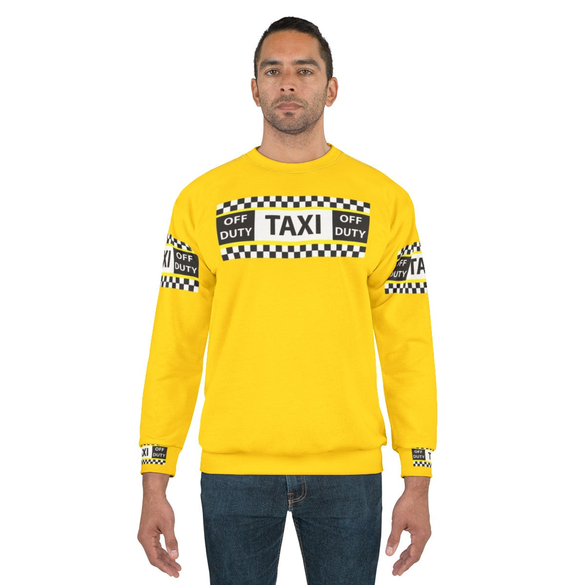 New York Yellow Taxi Cab Off Duty Sweatshirt - men