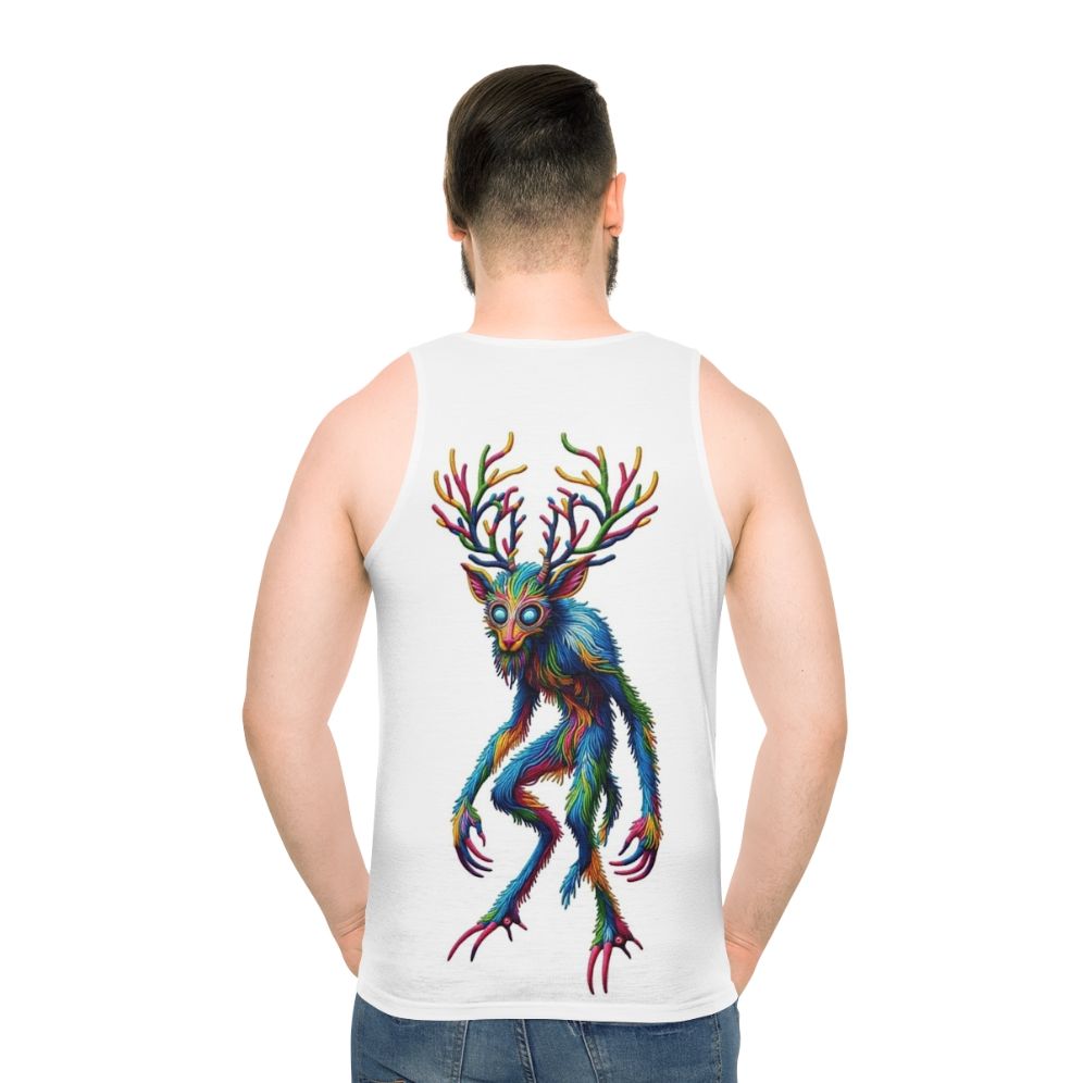 Mythical Wendigo Unisex Tank Top - men back