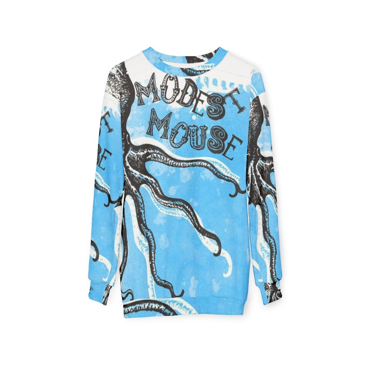 Modest Mouse Octopus Graphic Sweatshirt - hanging