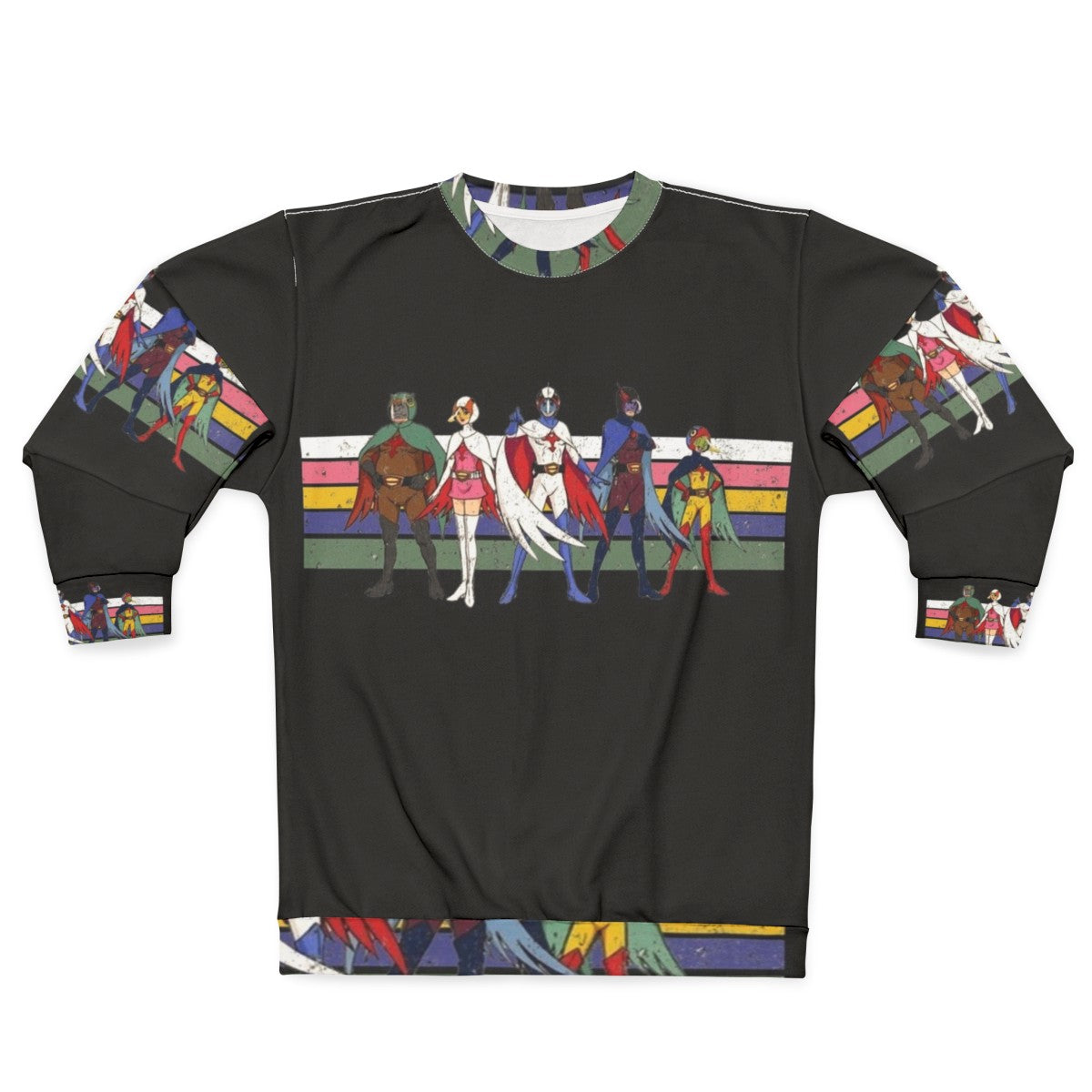 G-Force Battle of the Planets Retro Stripe Sweatshirt