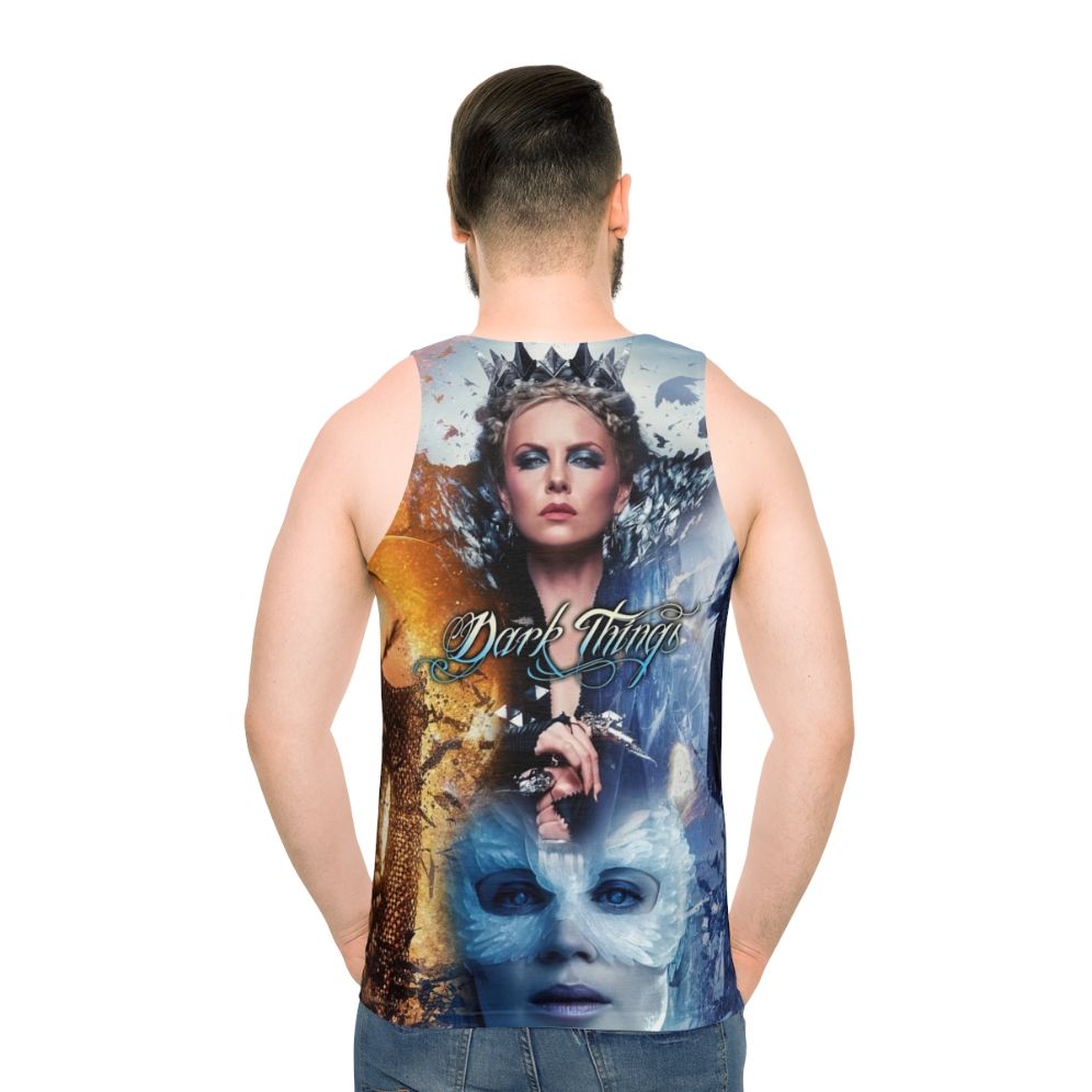 Evil Queen Ice Queen Fantasy Art Unisex Tank Top - men back