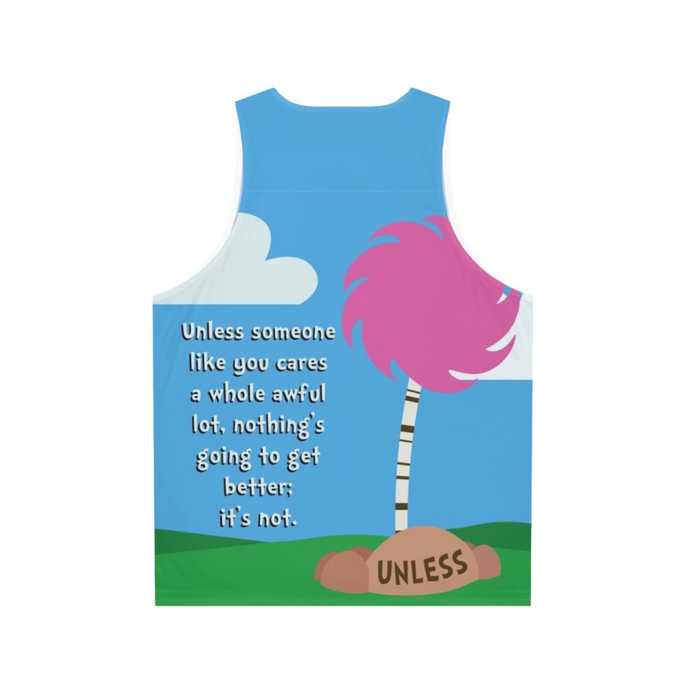 Unisex Dr. Seuss 'The Lorax' Tank Top - Back