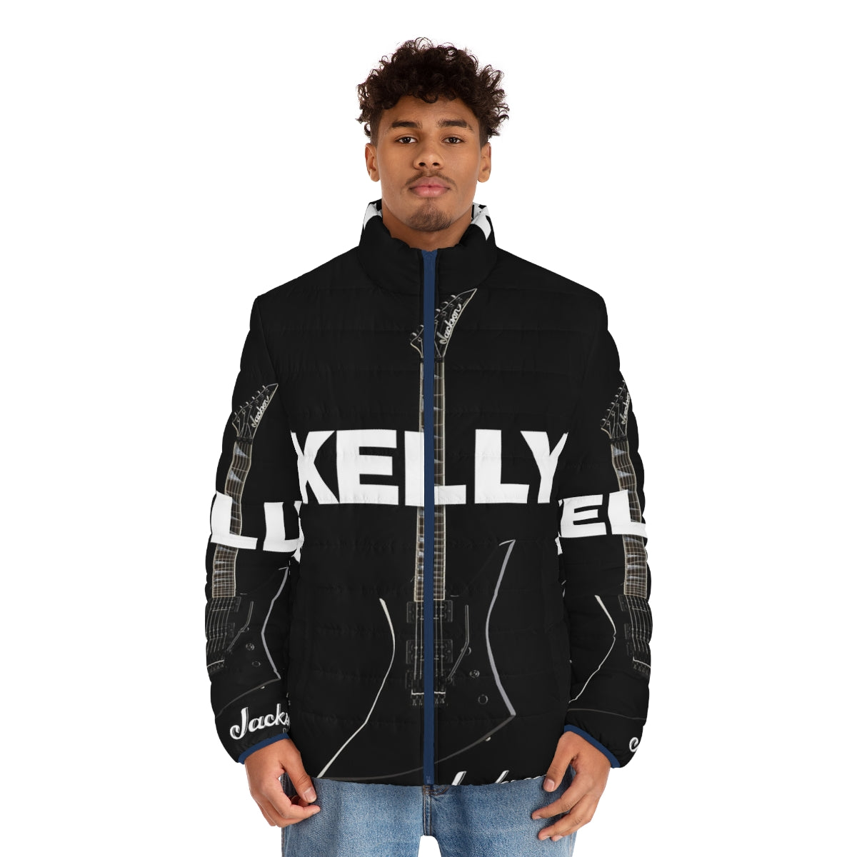 Man wearing Jackson Kelly Iconic Puffer Jacket, a warm and stylish winter coat - men front