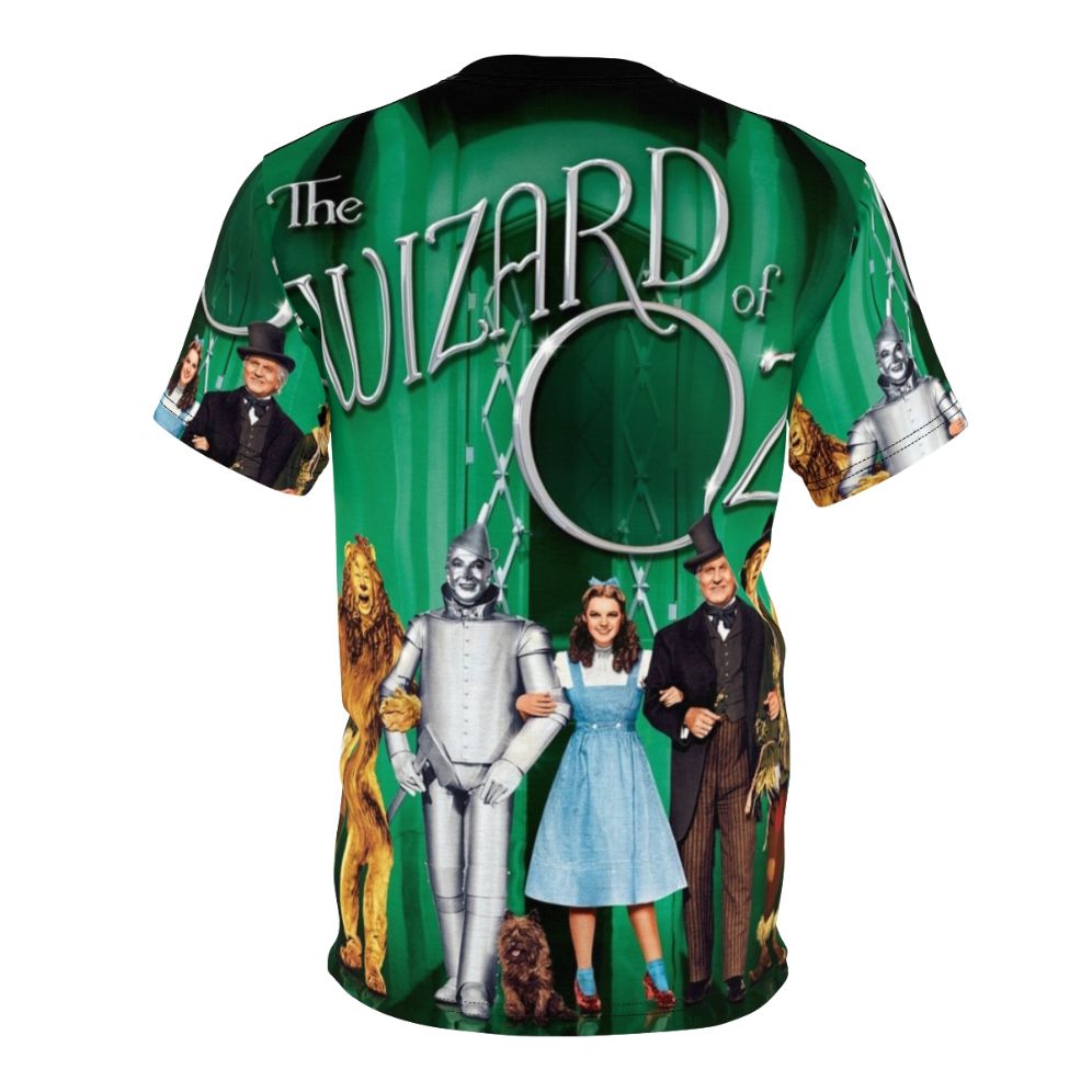 Wizard of Oz-inspired t-shirt featuring iconic characters and scenes from the beloved movie and musical - Back