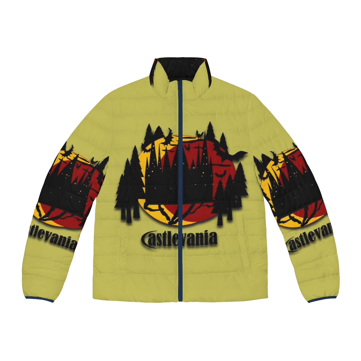 Castlevania Puffer Jacket with Anime Inspired Design