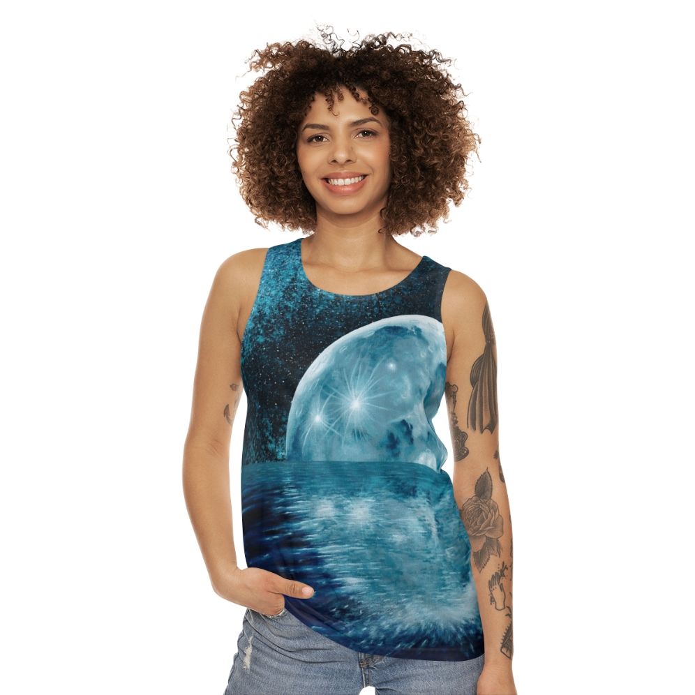 Lunar Mirror Unisex Acrylic Tank Top - women