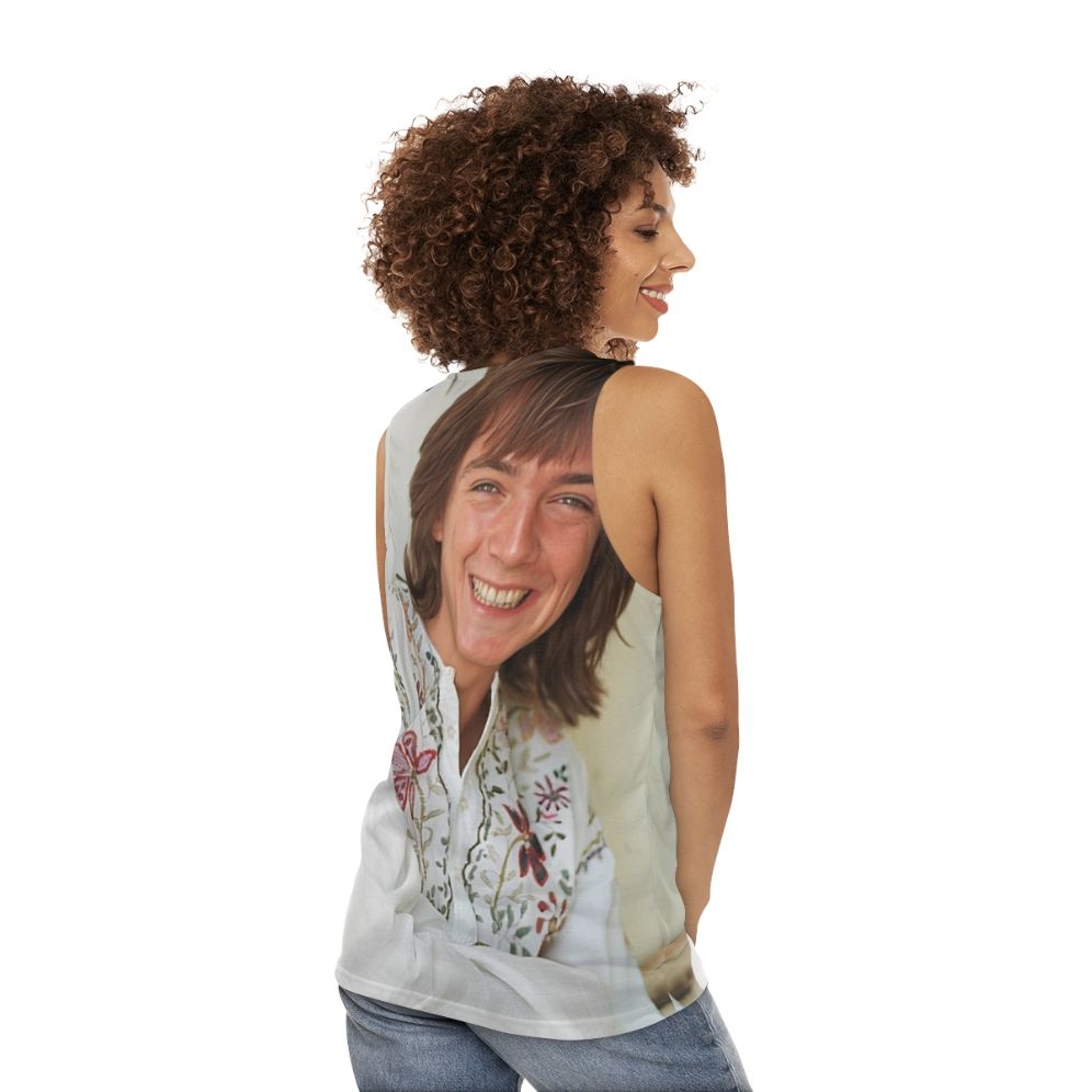 David Cassidy Singer Unisex Tank Top - women back