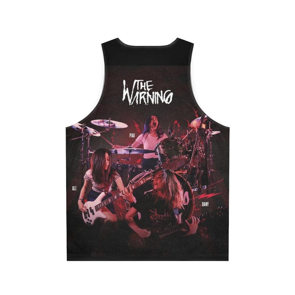 The Warning Band Unisex Rock Band Tank Top - Back