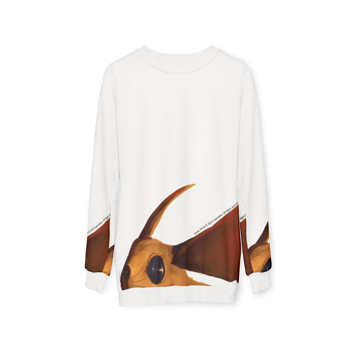 Dune desert mouse graphic sweatshirt - hanging