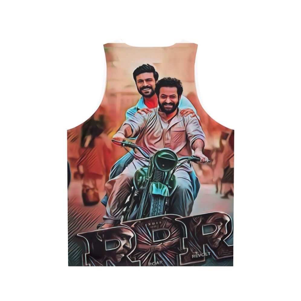 RRR Movie Unisex Tank Top - Back