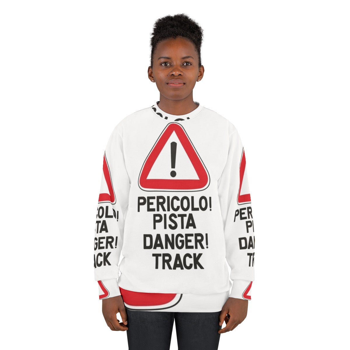 Pericolo Pista Racing Sweatshirt with Formula 1 design - women