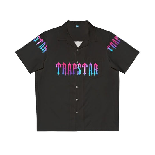 Trapstar London Logo Design Hawaiian Shirt 3 - Brand Clothing