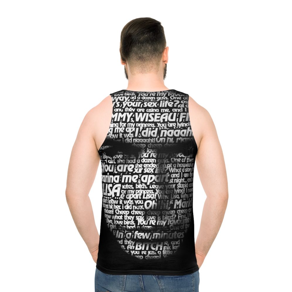 Tommy Wiseau The Room Cult Movie Unisex Tank Top - men back