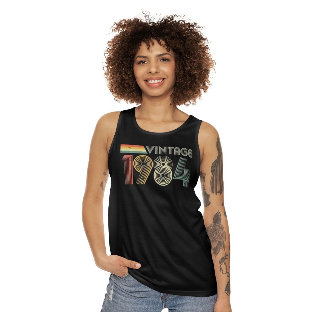 Vintage 1984 40th Birthday Unisex Tank Top - women