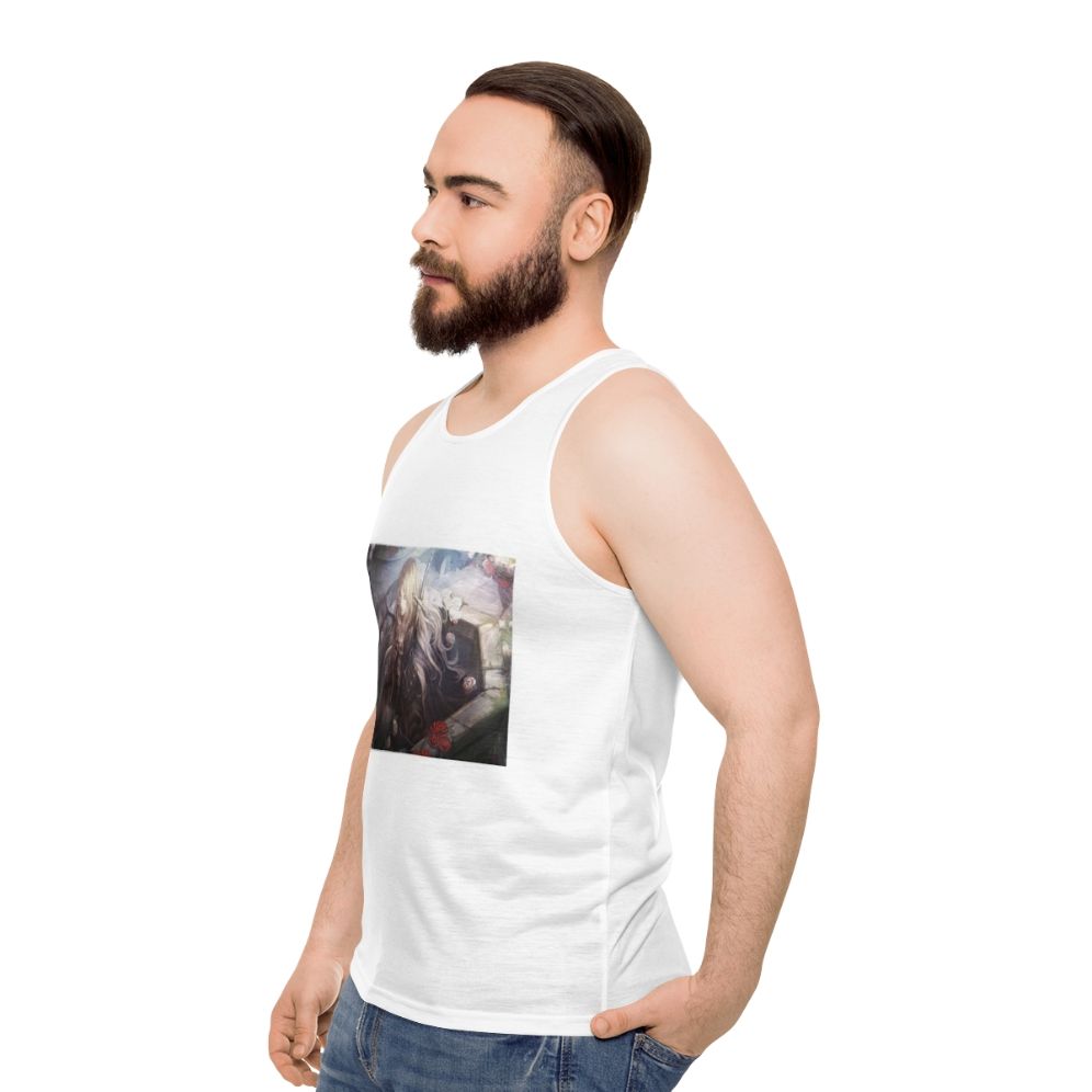 Castlevania Alucard Unisex Tank Top - men side