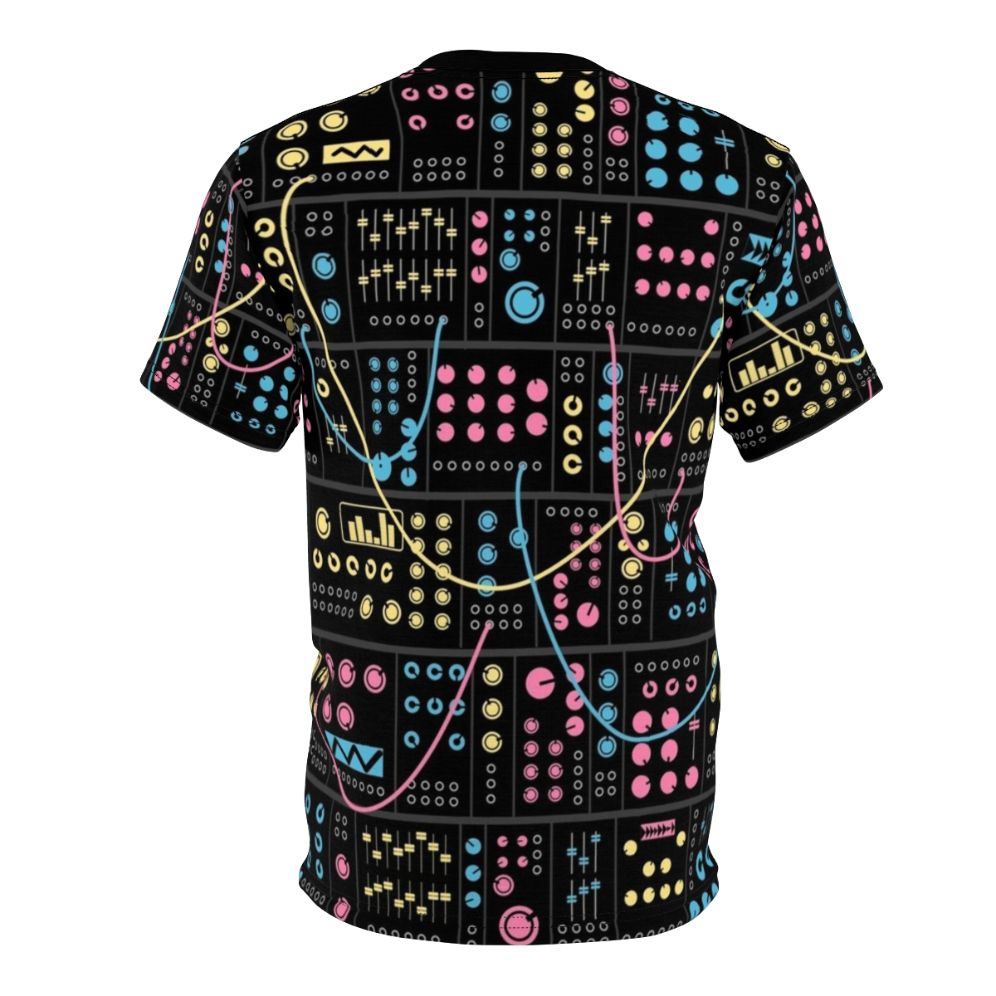 Modular synthesizer t-shirt for electronic music producers and synth lovers - Back