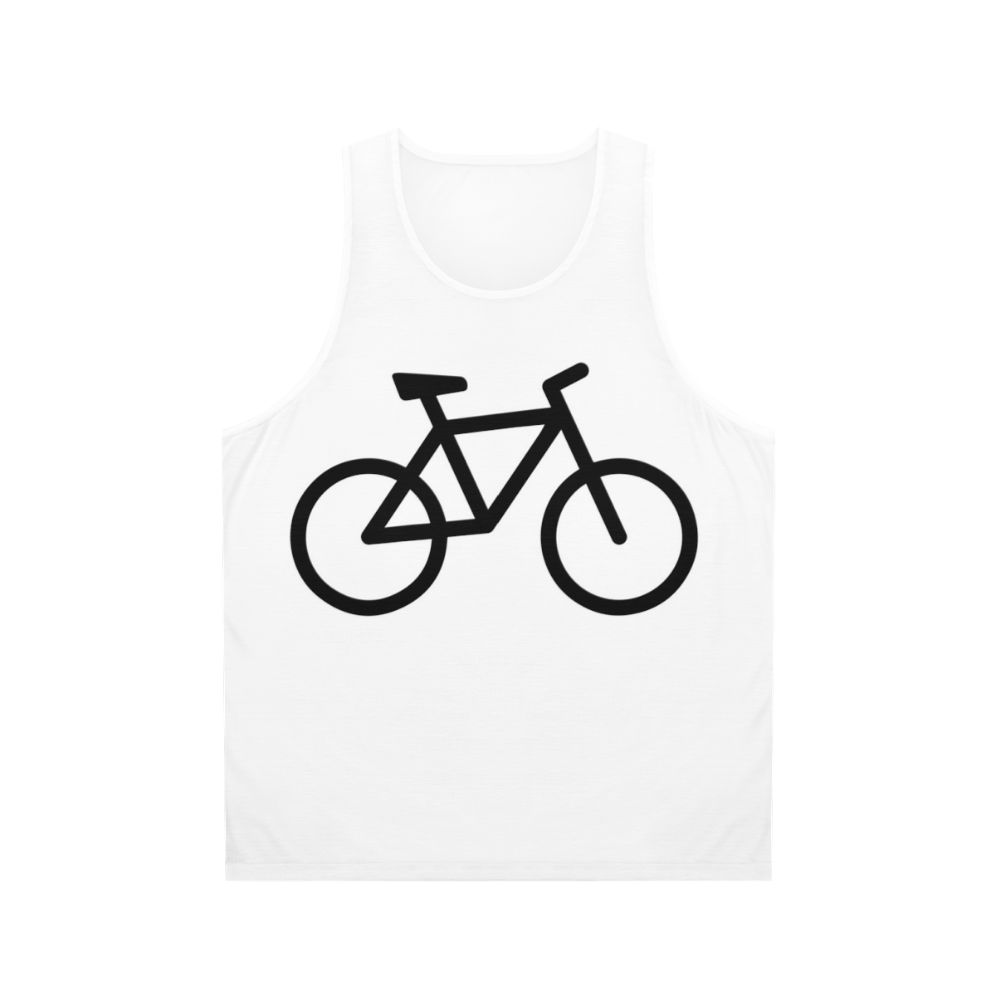 Unisex bicycle tank top for cycling enthusiasts