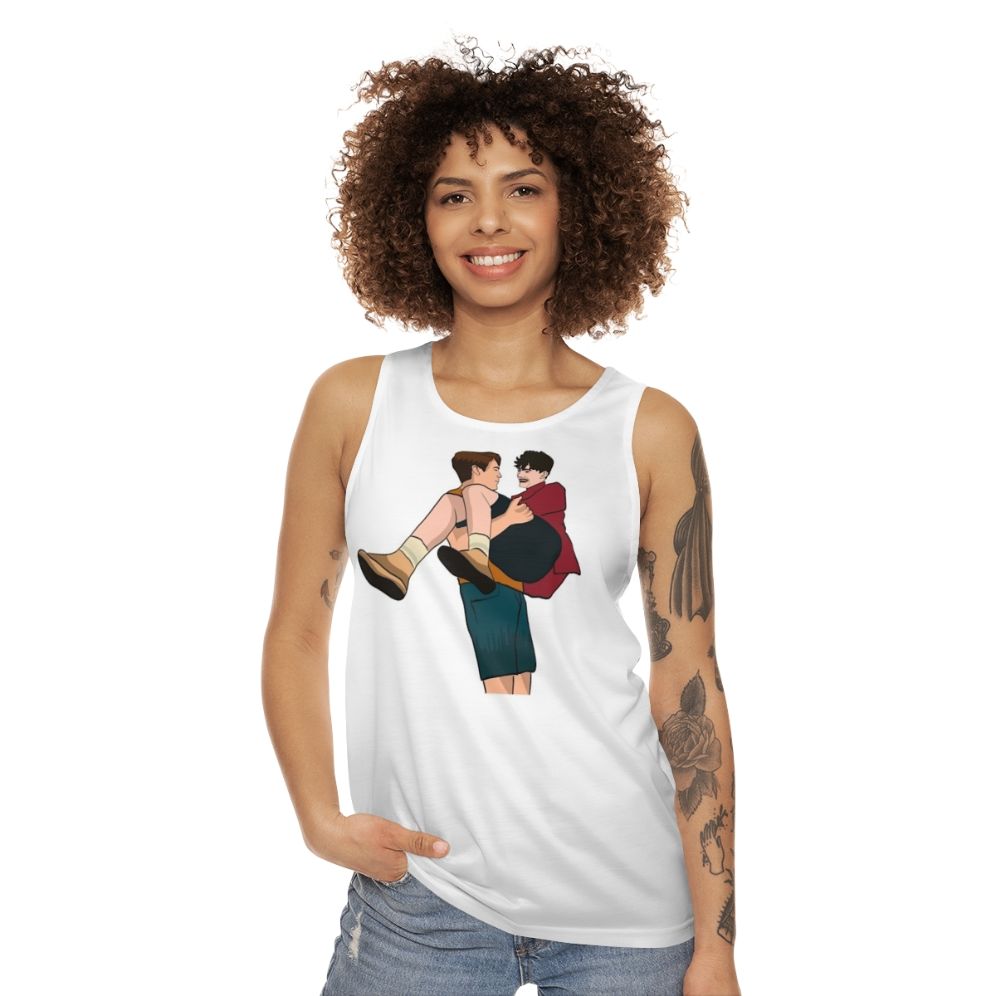 Heartstopper Nick and Charlie Friendship Unisex Tank Top - women