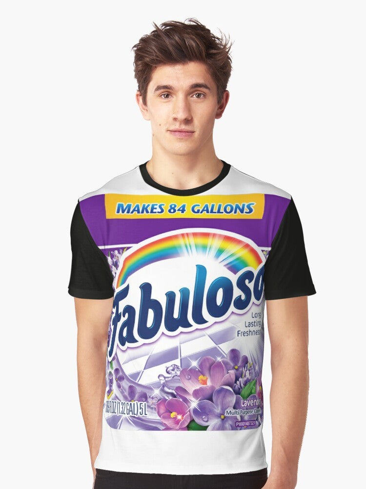 Fabuloso Lavender Graphic T-Shirt for Household Cleaning - Men