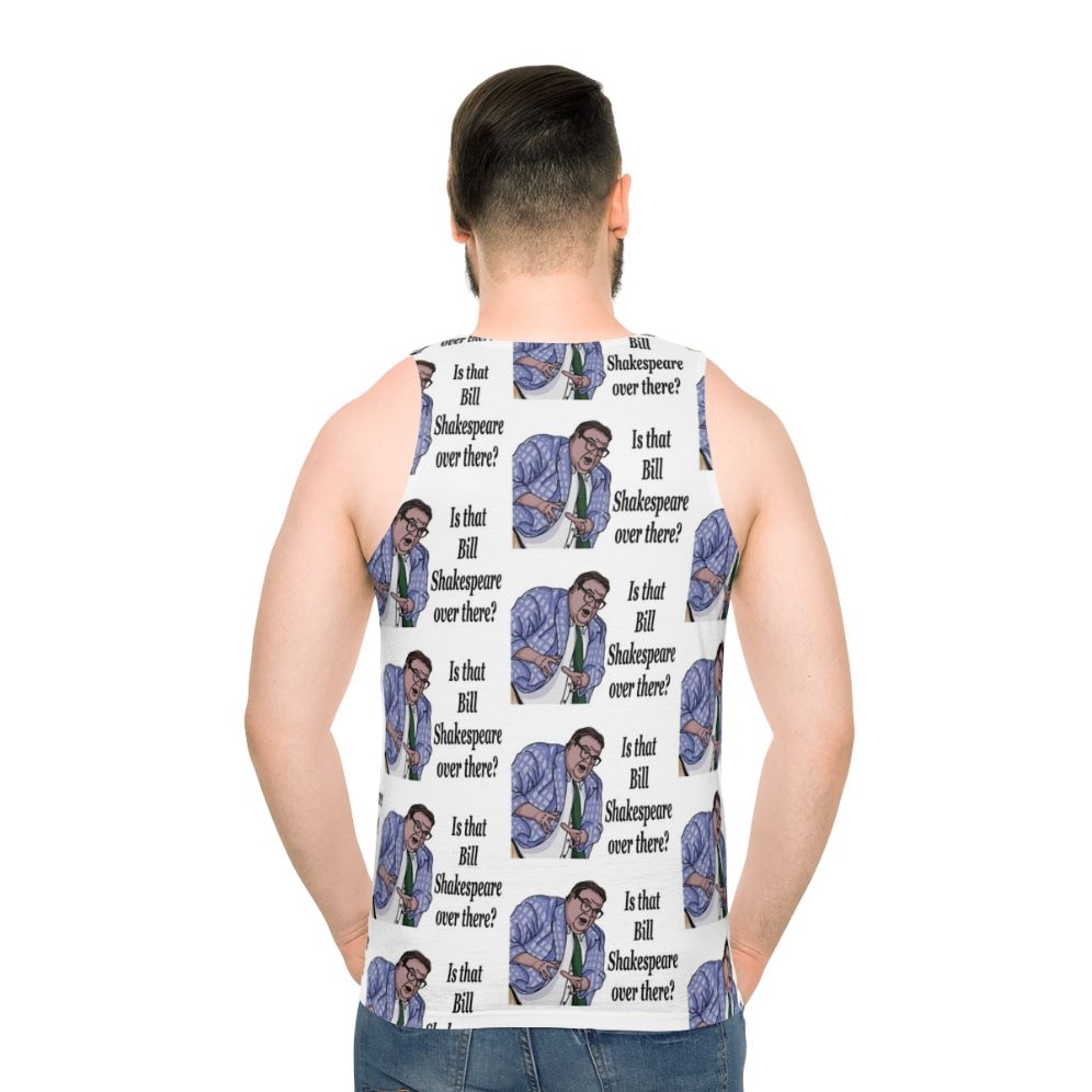 Matt Foley "Van Down By The River" Unisex Tank Top - men back