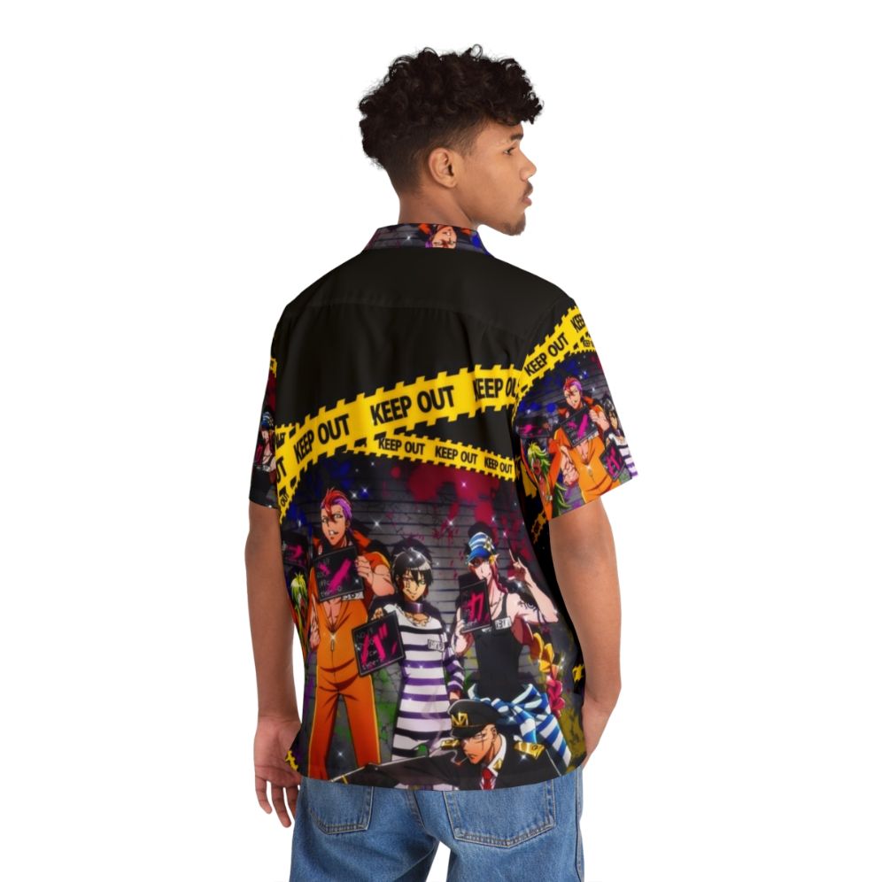 Nanbaka Characters Hawaiian Print Shirt - People Back