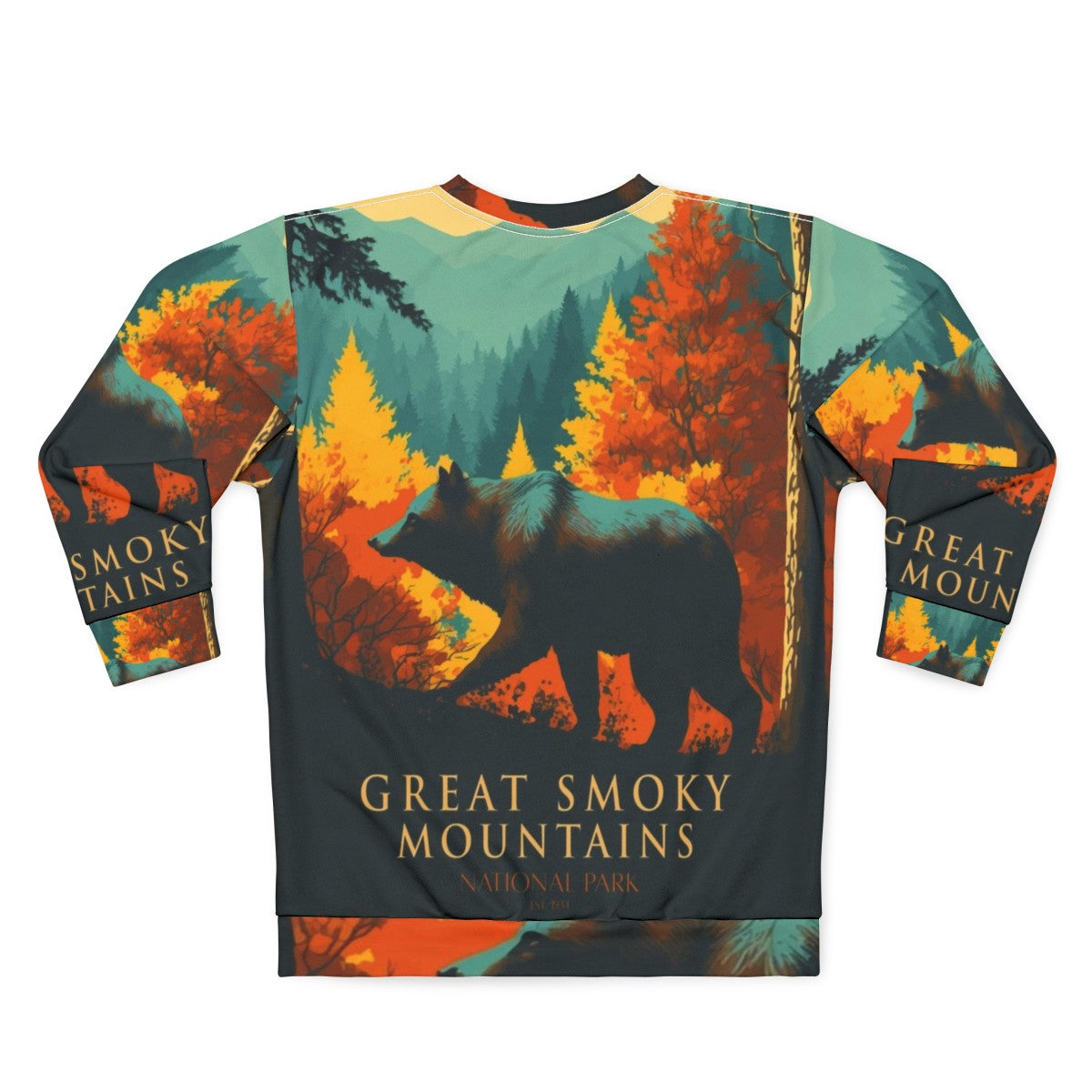 Great Smoky Mountains National Park Sweatshirt - Back