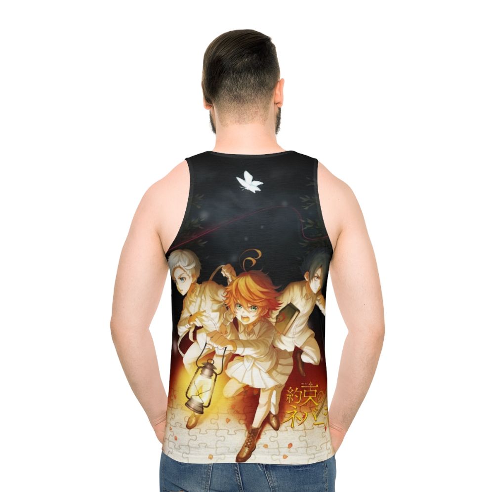 The Promised Neverland Unisex Tank Top - men back