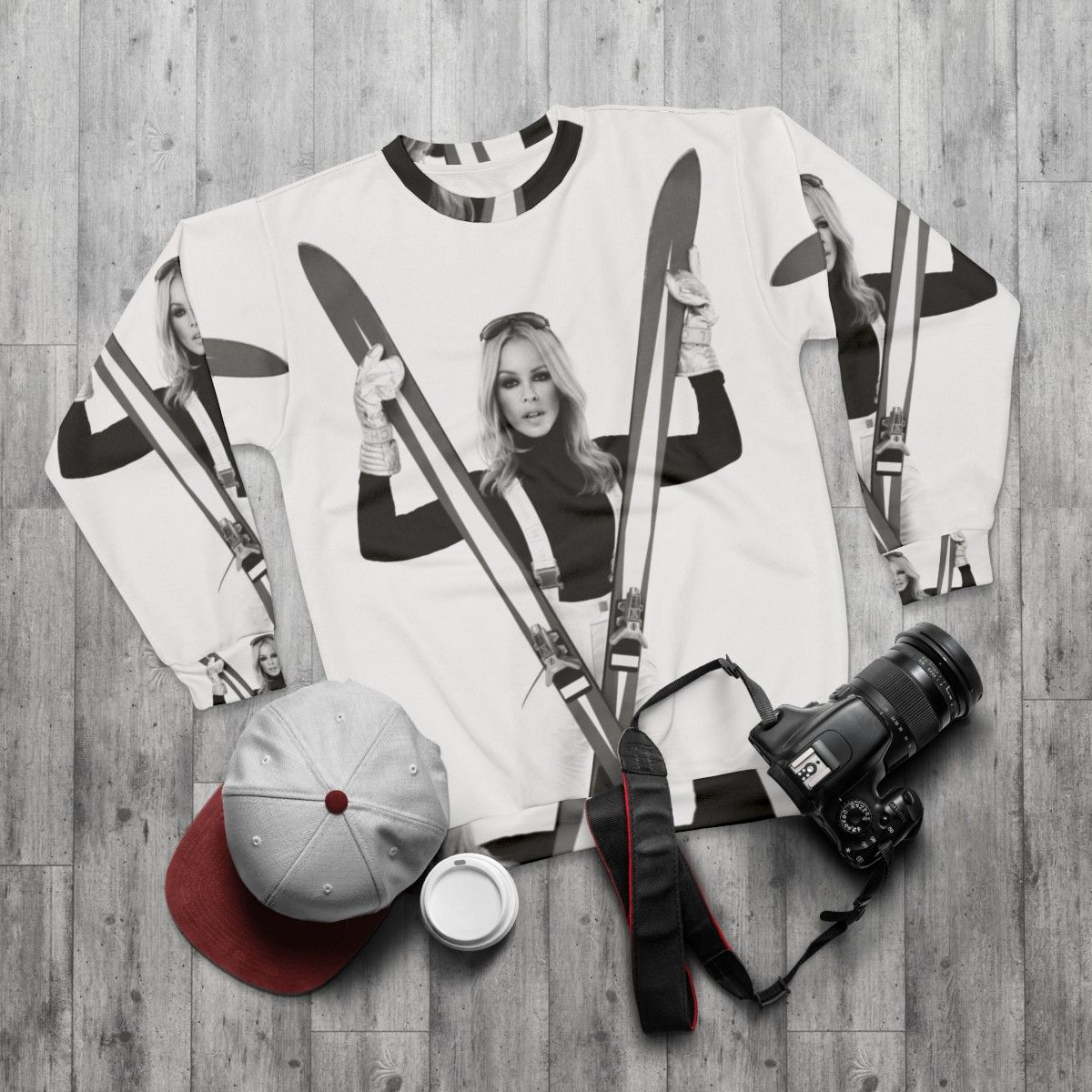 Kylie Minogue December 2017 Limited Edition Sweatshirt - flat lay